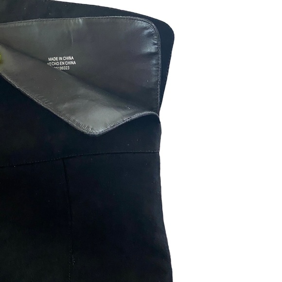 Forever 21 Black Thigh High Boots Size 5.5 - Picture 5 of 6